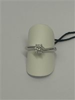 Ring Salvini Woman in White Gold Diamante 0.50 Ct 81111364 - 81111364